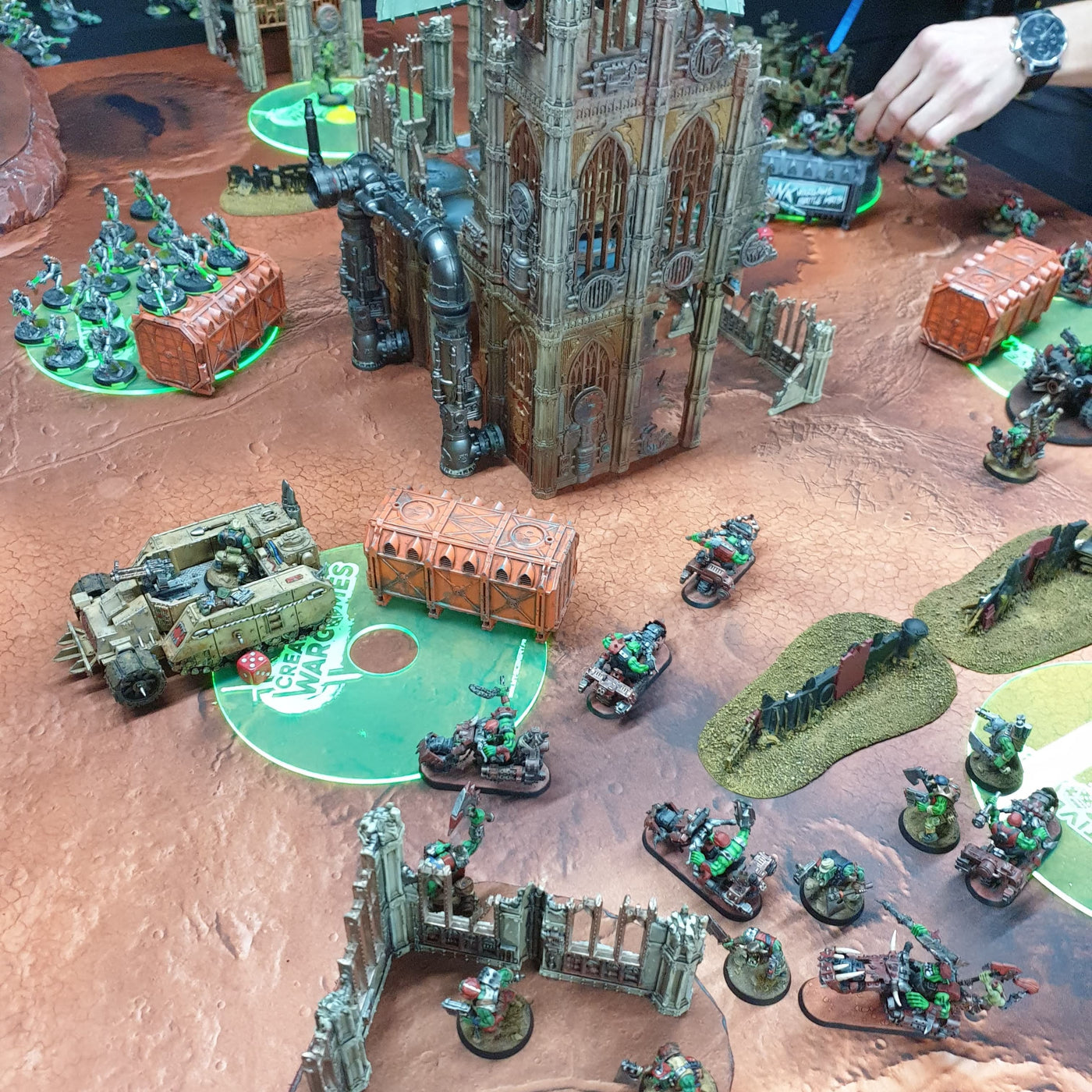 Mars - 60x44 - Tapis de jeu Warhammer 40k Battle mat crank-wargame
