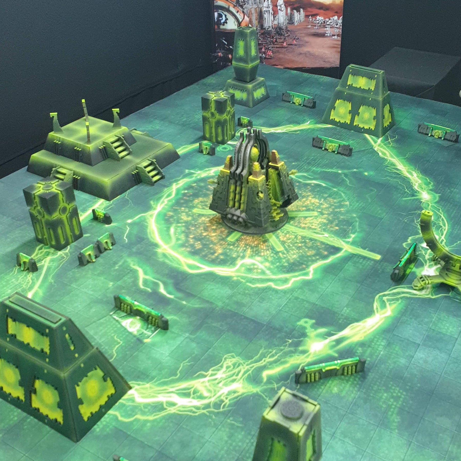 King Rising - 60x44 - Tapis de jeu NECRONS Wh40k
