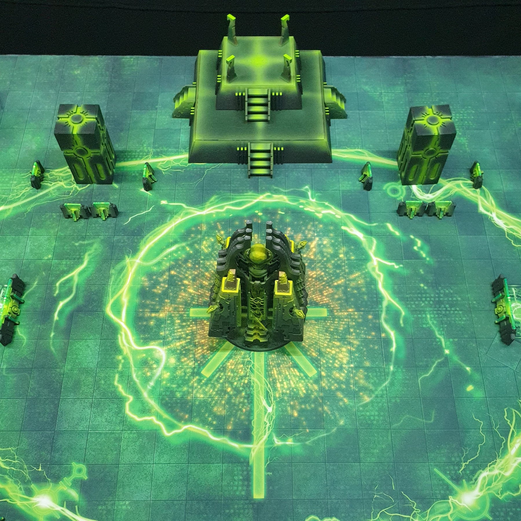 King Rising - 60x44 - Tapis de jeu NECRONS Wh40k