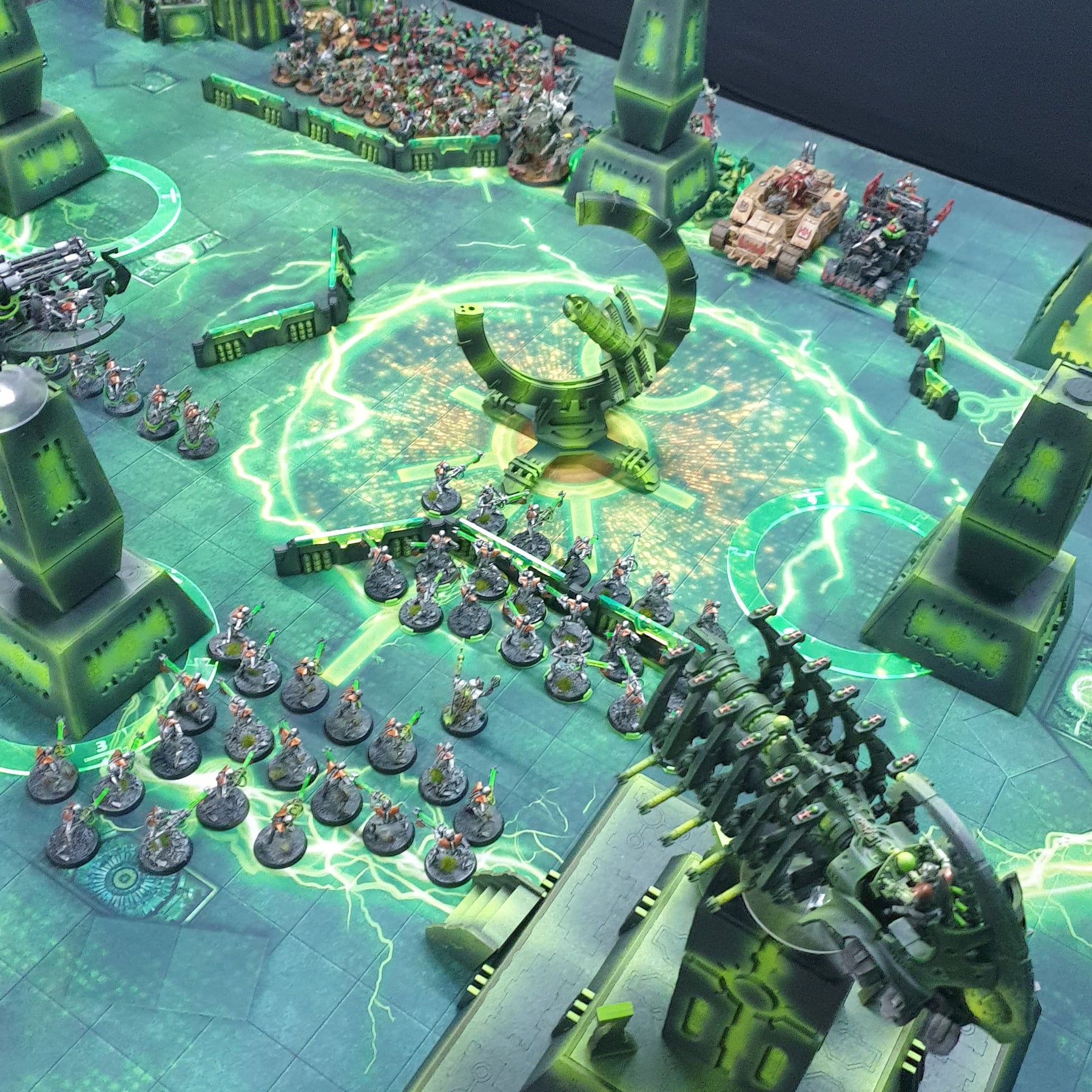 King Rising - 60x44 - Tapis de jeu NECRONS Wh40k
