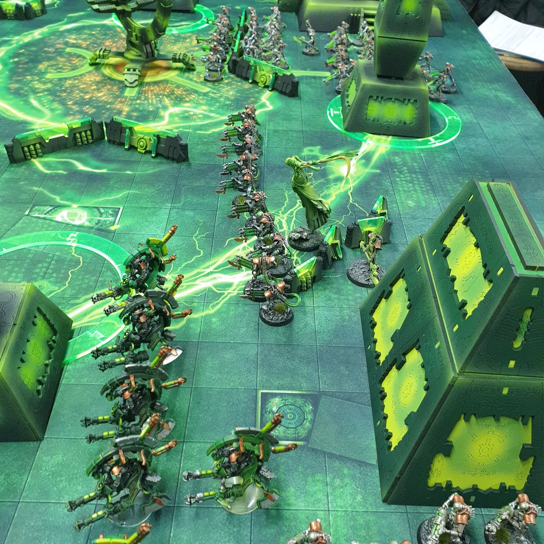King Rising - 60x44 - Tapis de jeu NECRONS Wh40k