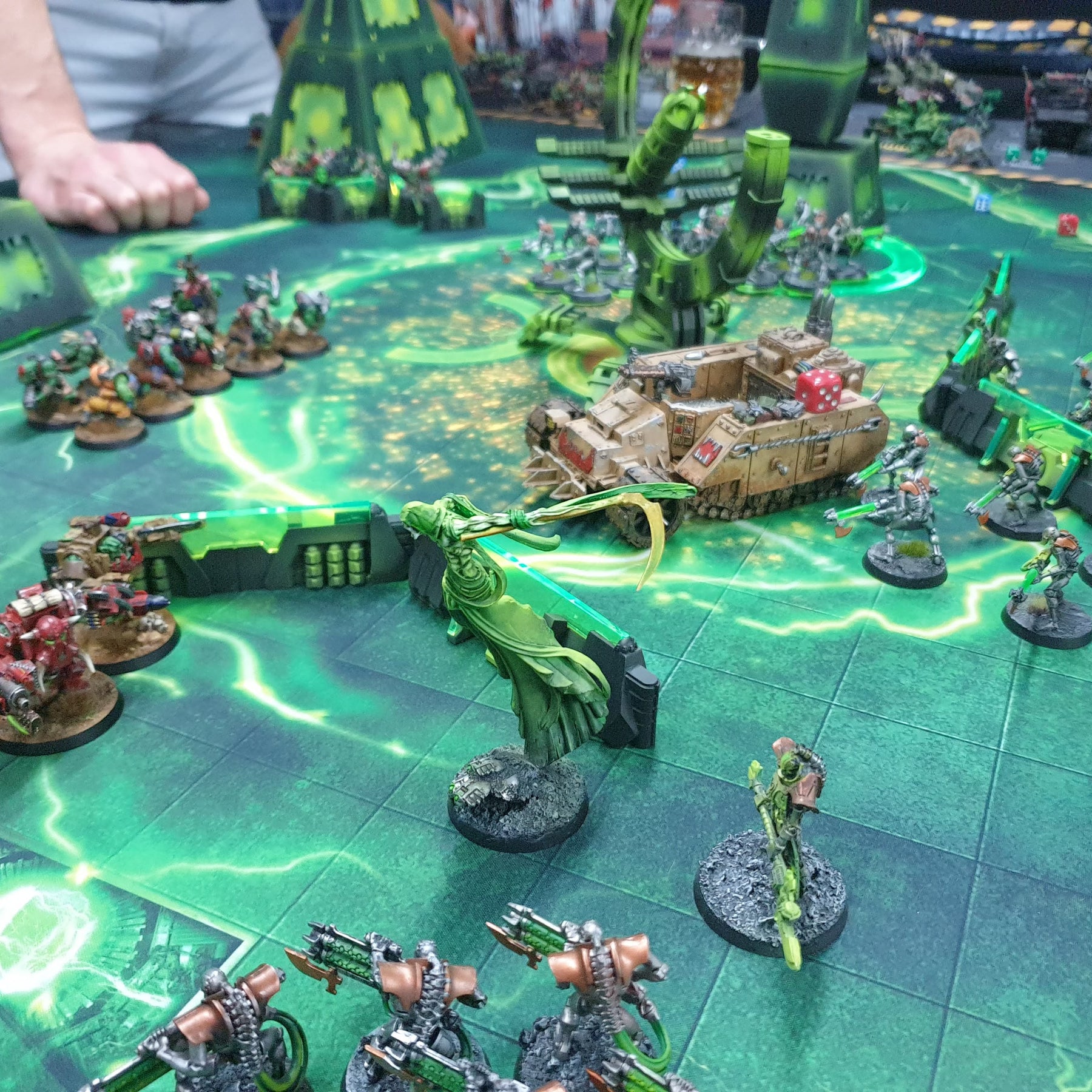 King Rising - 60x44 - Tapis de jeu NECRONS Wh40k