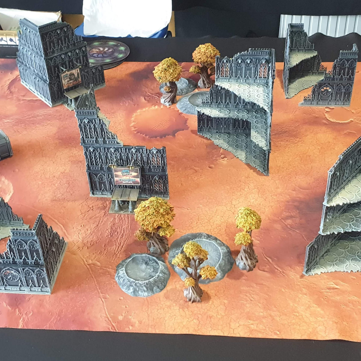 Mars - 60x44 - Tapis de jeu Warhammer 40k Battle mat crank-wargame