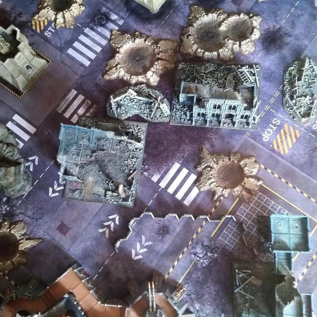 Checkpoint V10 - 60x44 - Zone de bataille Wh40k Battle mat crank-wargame