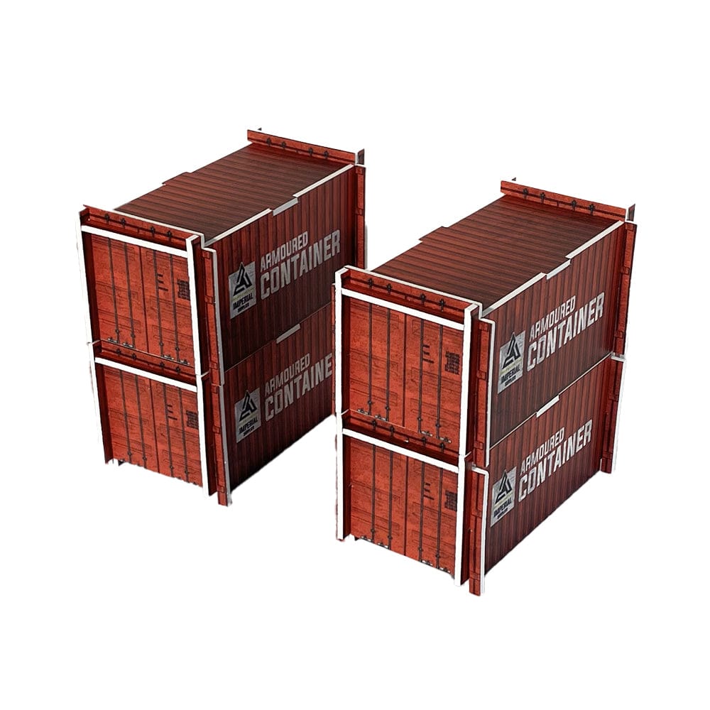 Set 4x Containers - Super League - WTC 2024 Format Carton Plume My Scenery