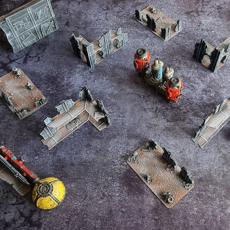 Béton - 60X44 - Game mat Wargame