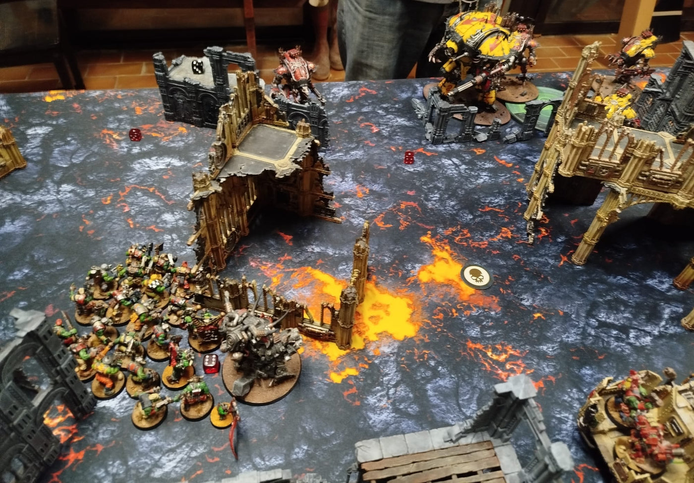Inferno- 60x44 - Tapis de jeu warhammer 40000 Battle mat crank-wargame