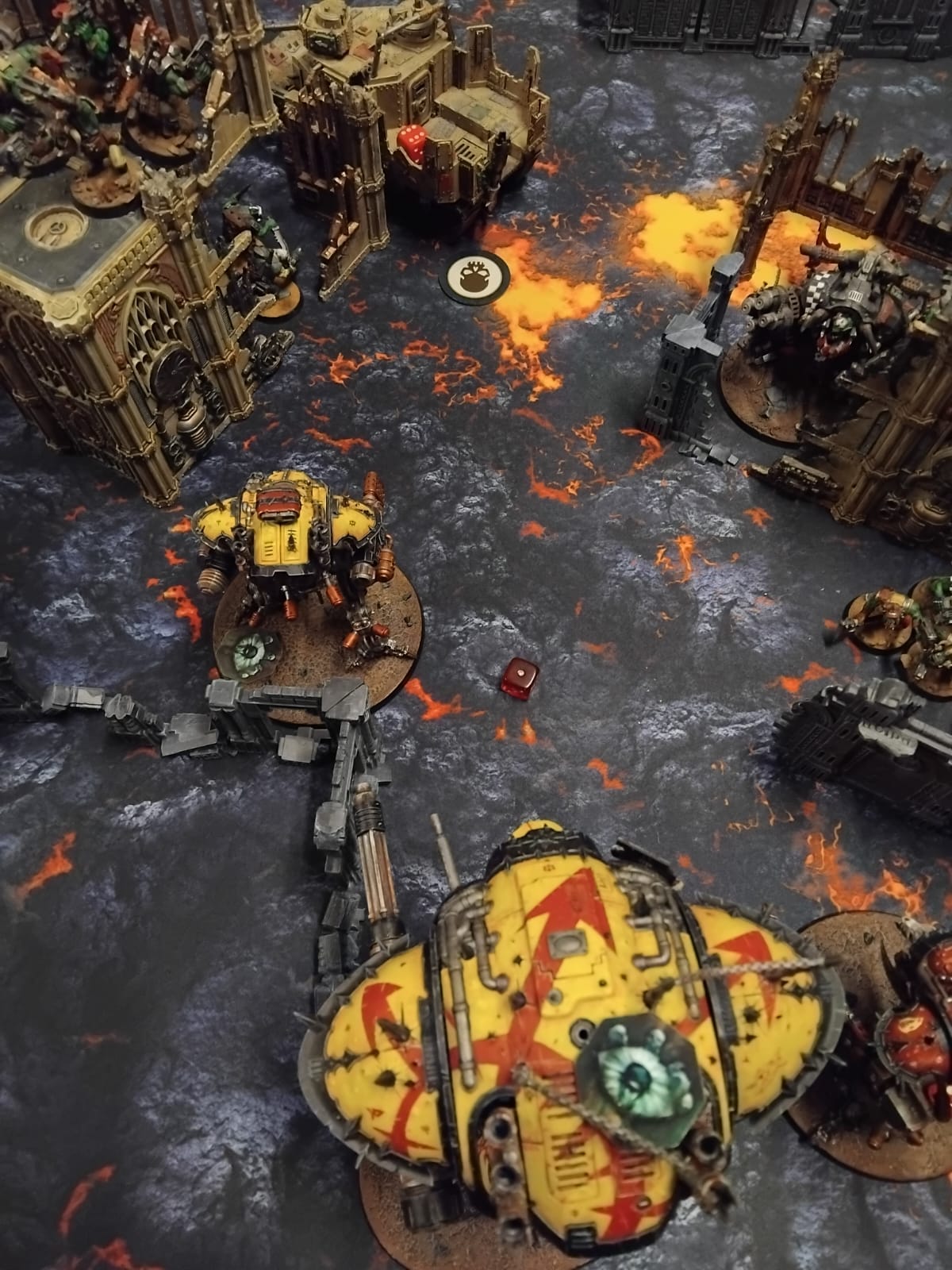 Inferno- 60x44 - Tapis de jeu warhammer 40000 Battle mat crank-wargame