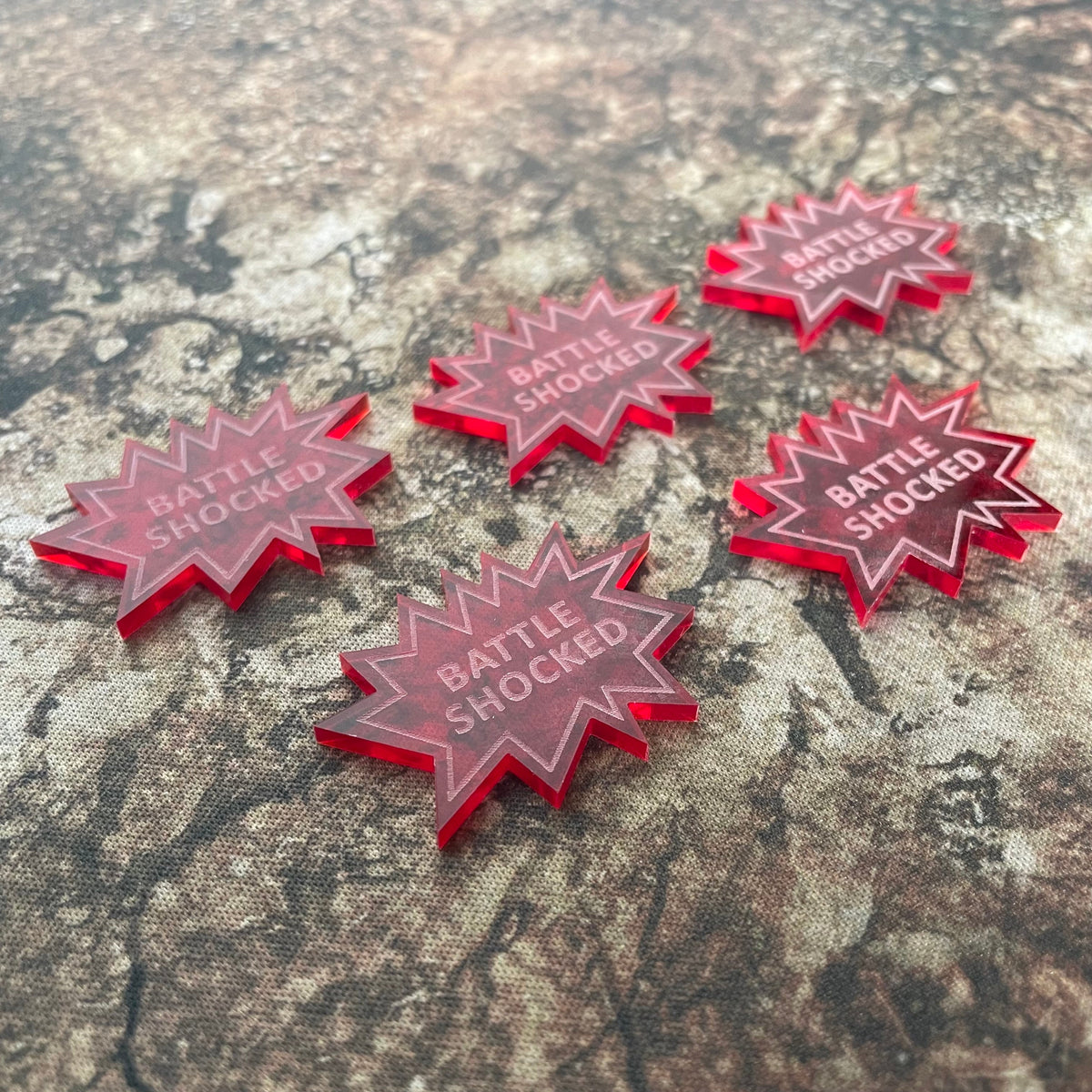 Warhammer 40k 10th Edition Tokens Set - Battle Shocked x5