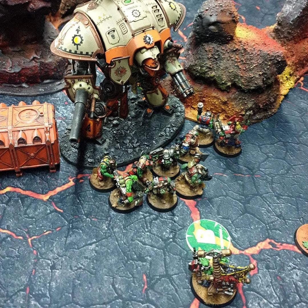 Lava - 60x44 - Game mat Wargame Battle mat crank-wargame