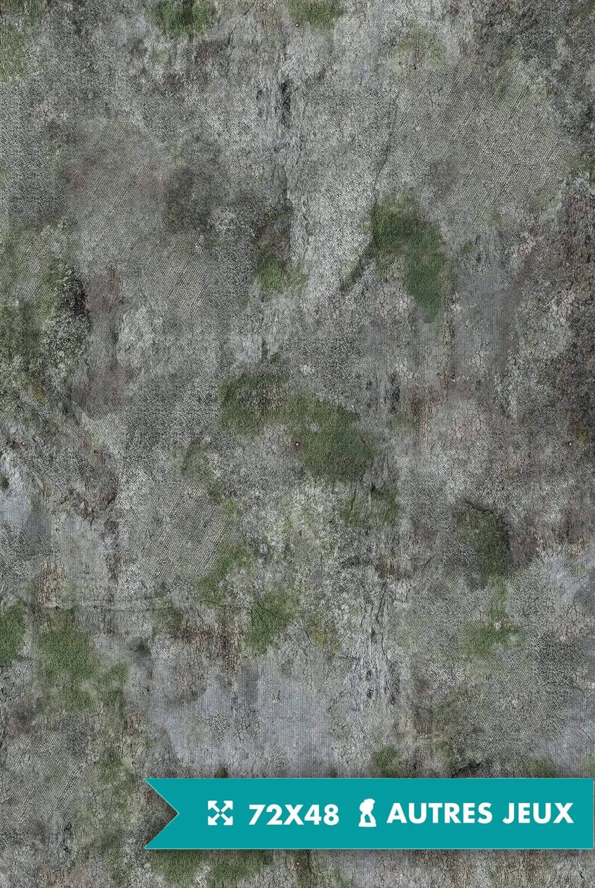 Rocks - 72x48 - Game mat Wargame Battle mat crank-wargame