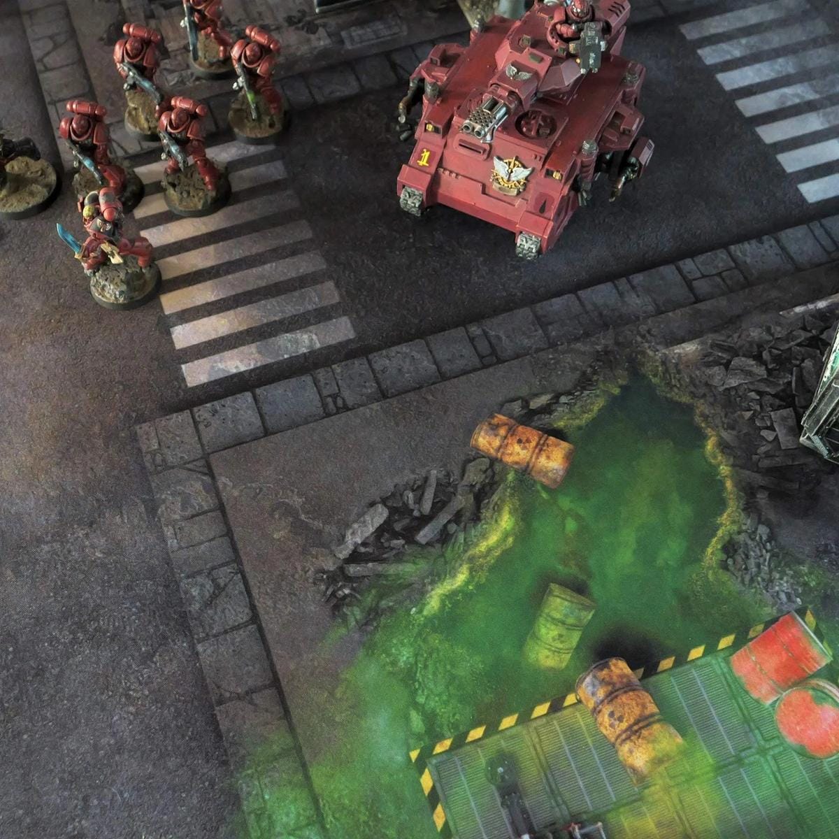 Apocalypse V9 - 72X48 - Game mat Wargame Battle mat crank-wargame