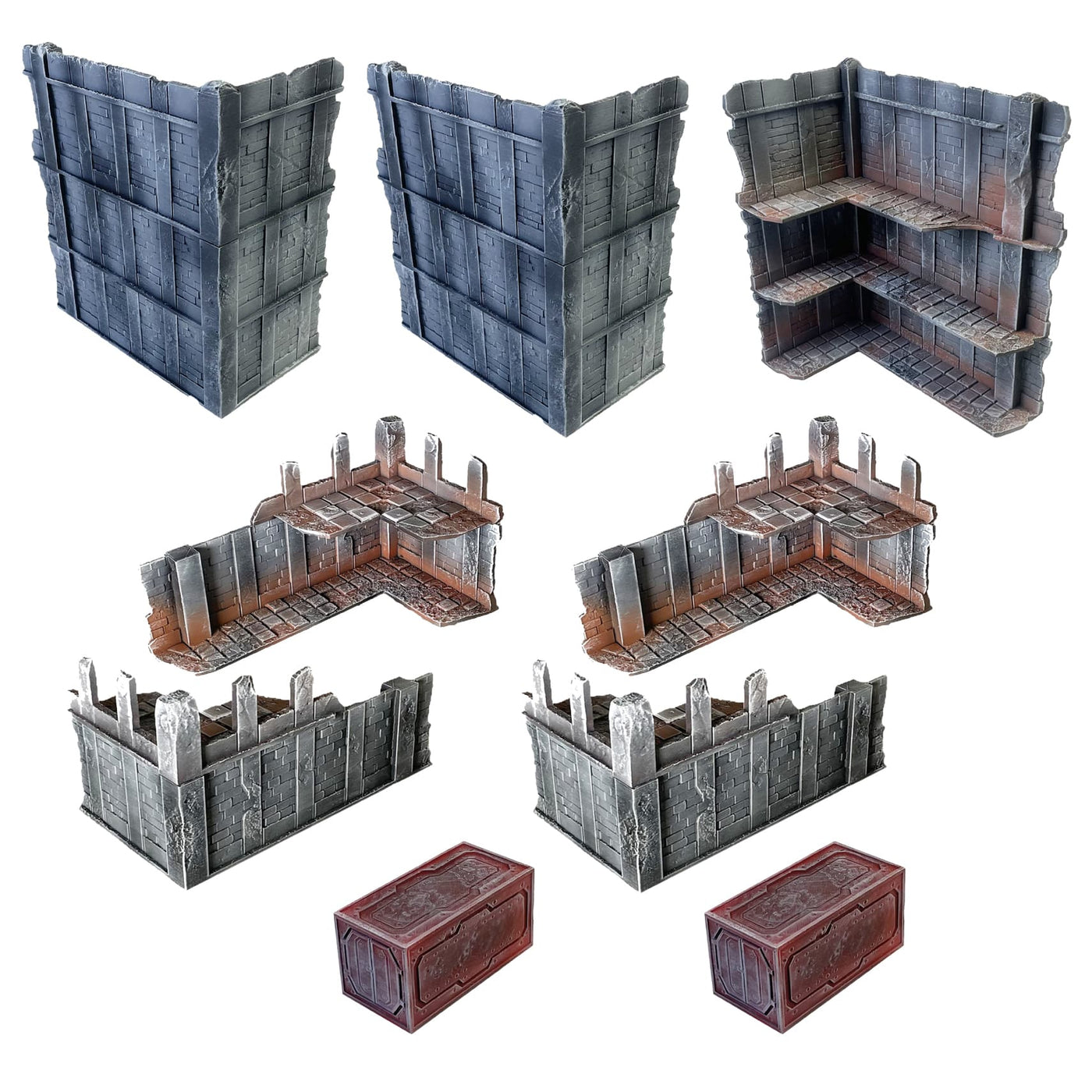 Warhammer 40k Terrain Set PEINT - DEMI TABLE crank-wargame