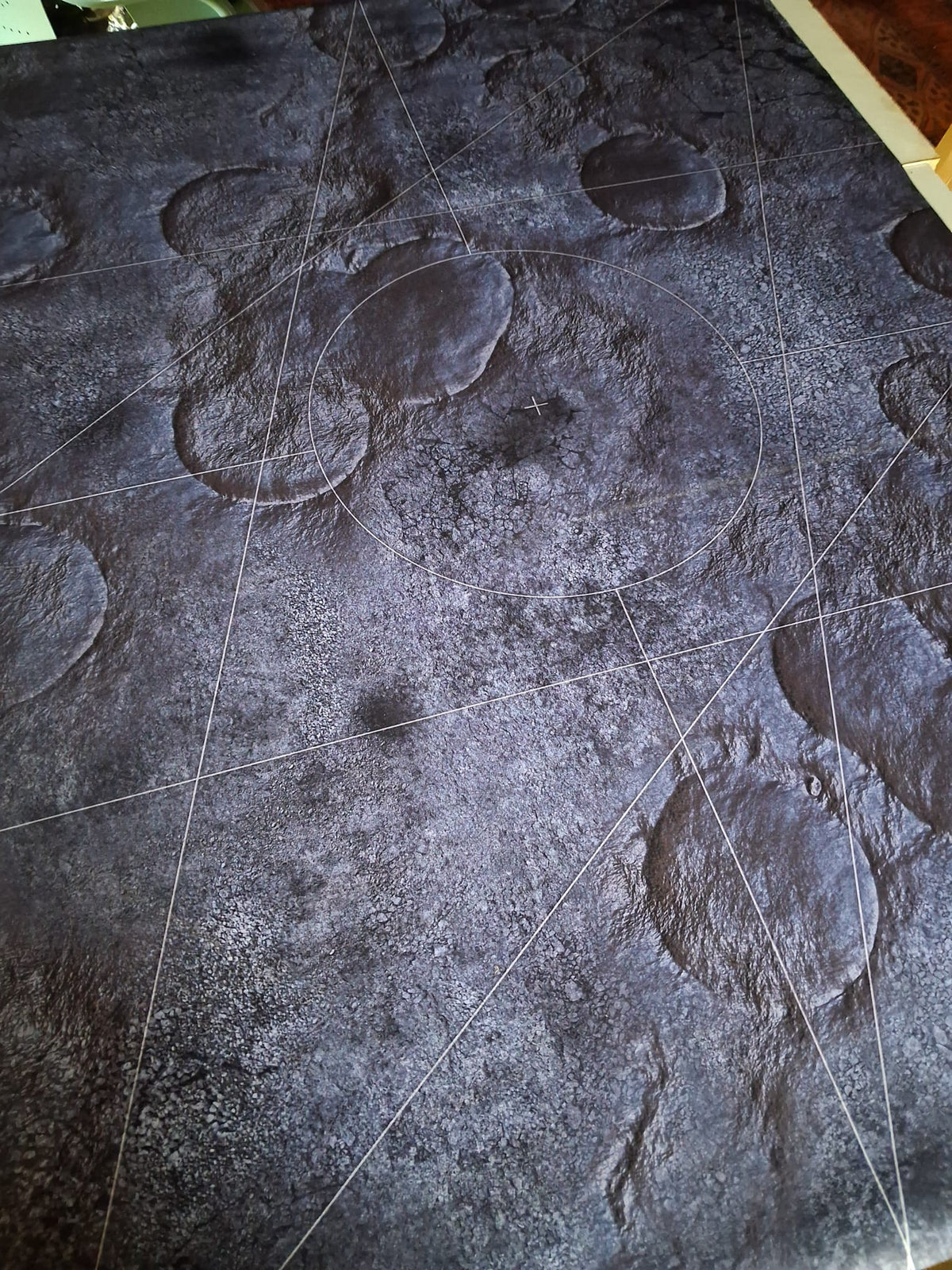 Béton 60x44 Avec zone de déploiement Wh40k - Tapis de jeu compétitif Battle mat crank-wargame
