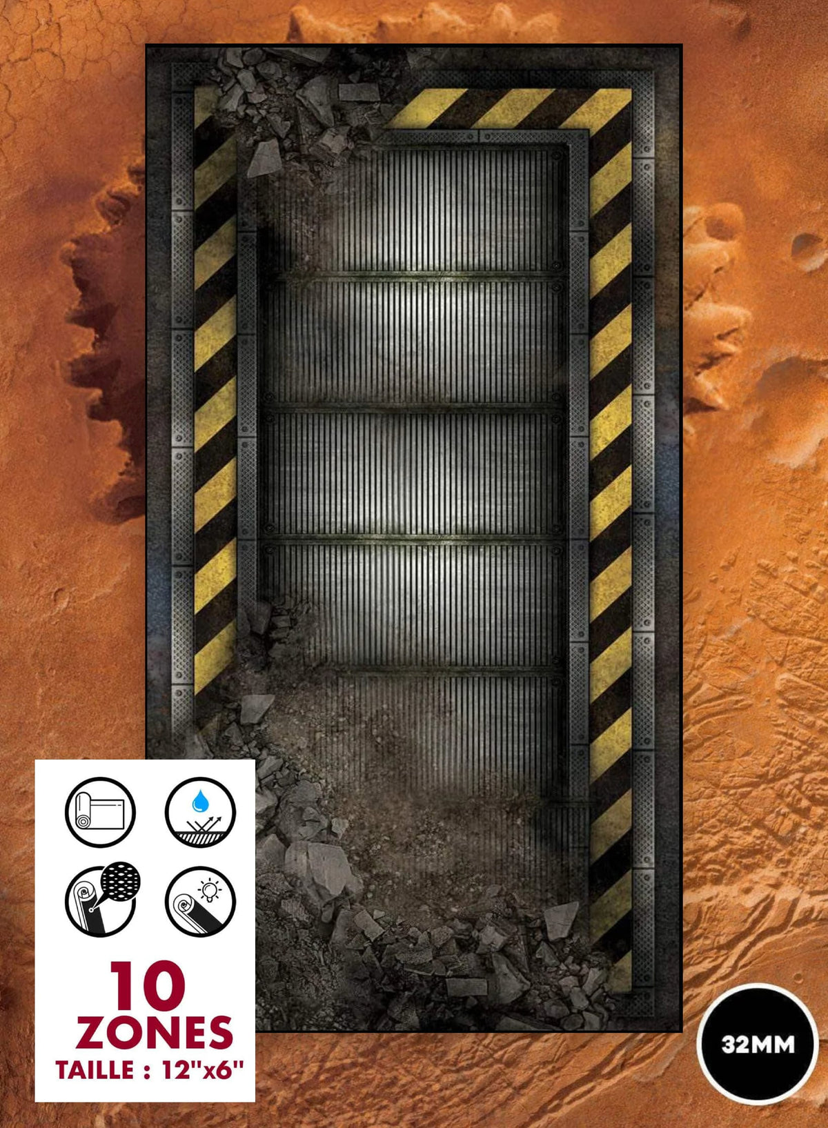 Zones de terrain 12x6 pour Warhammer 40k v10 Accessoire crank-wargame
