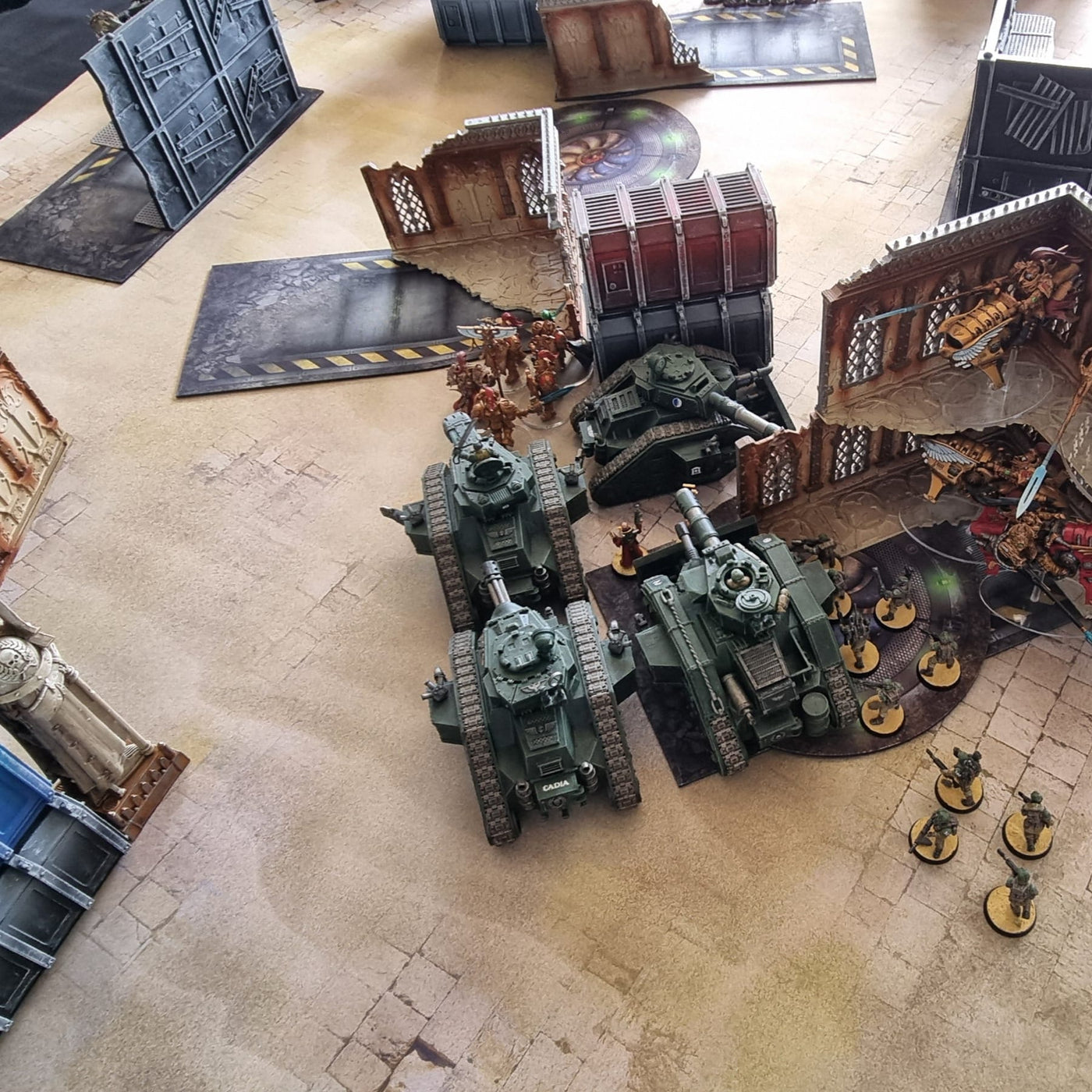Sound of the desert - 60x44 - Game mat Wargame Battle mat crank-wargame
