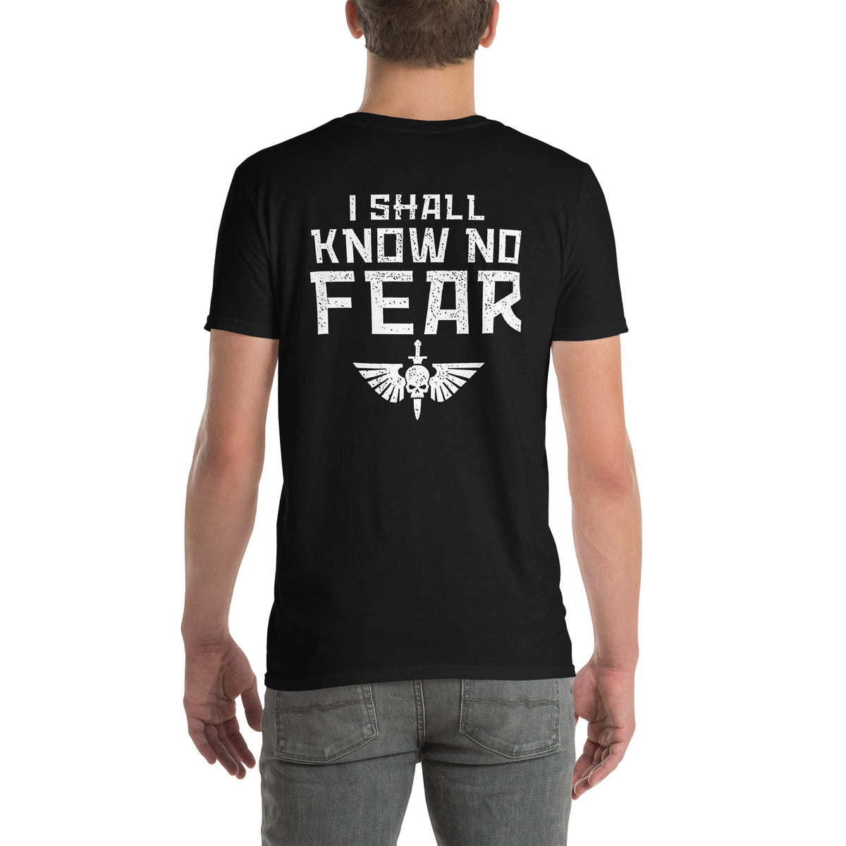T-shirt âI shall know no fear.â crank-wargame