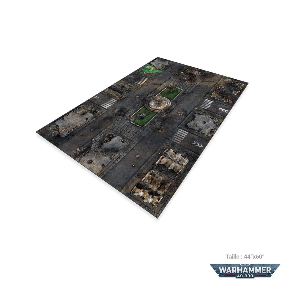 Apocalypse - 60x44 - Tapis de jeu de guerre urbain Battle mat crank-wargame