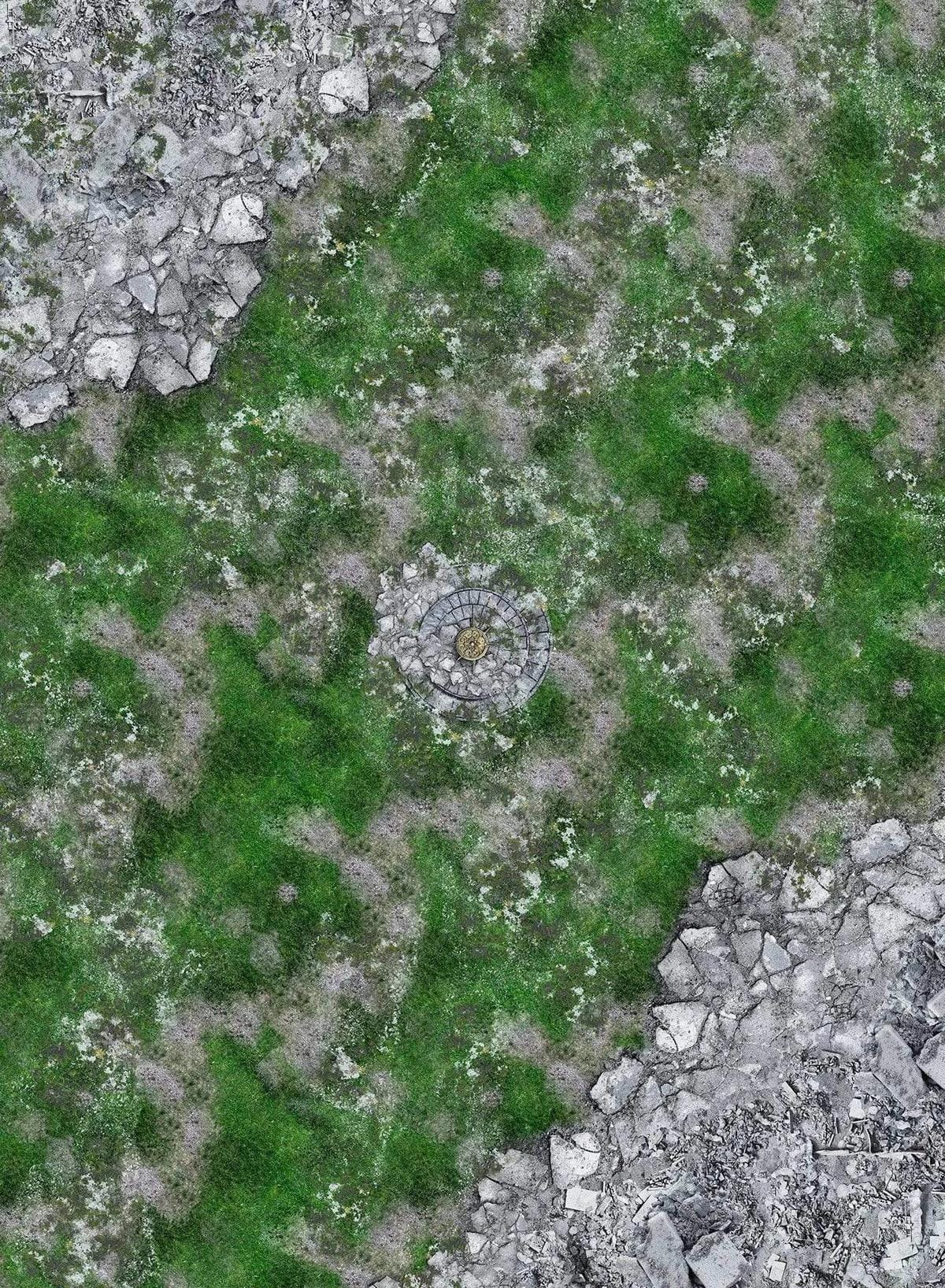 Battlefield - 60x44 - Game mat Wargame Battle mat crank-wargame