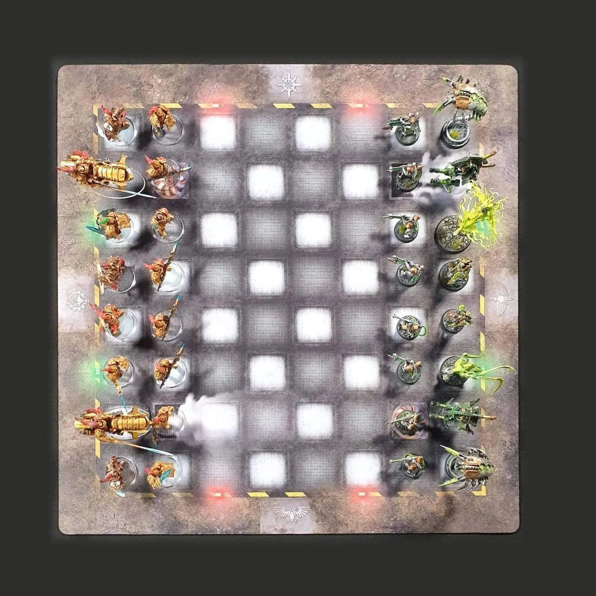 Tapis de Jeu Échiquier Warhammer 40,000 Regicide Battle mat crank-wargame