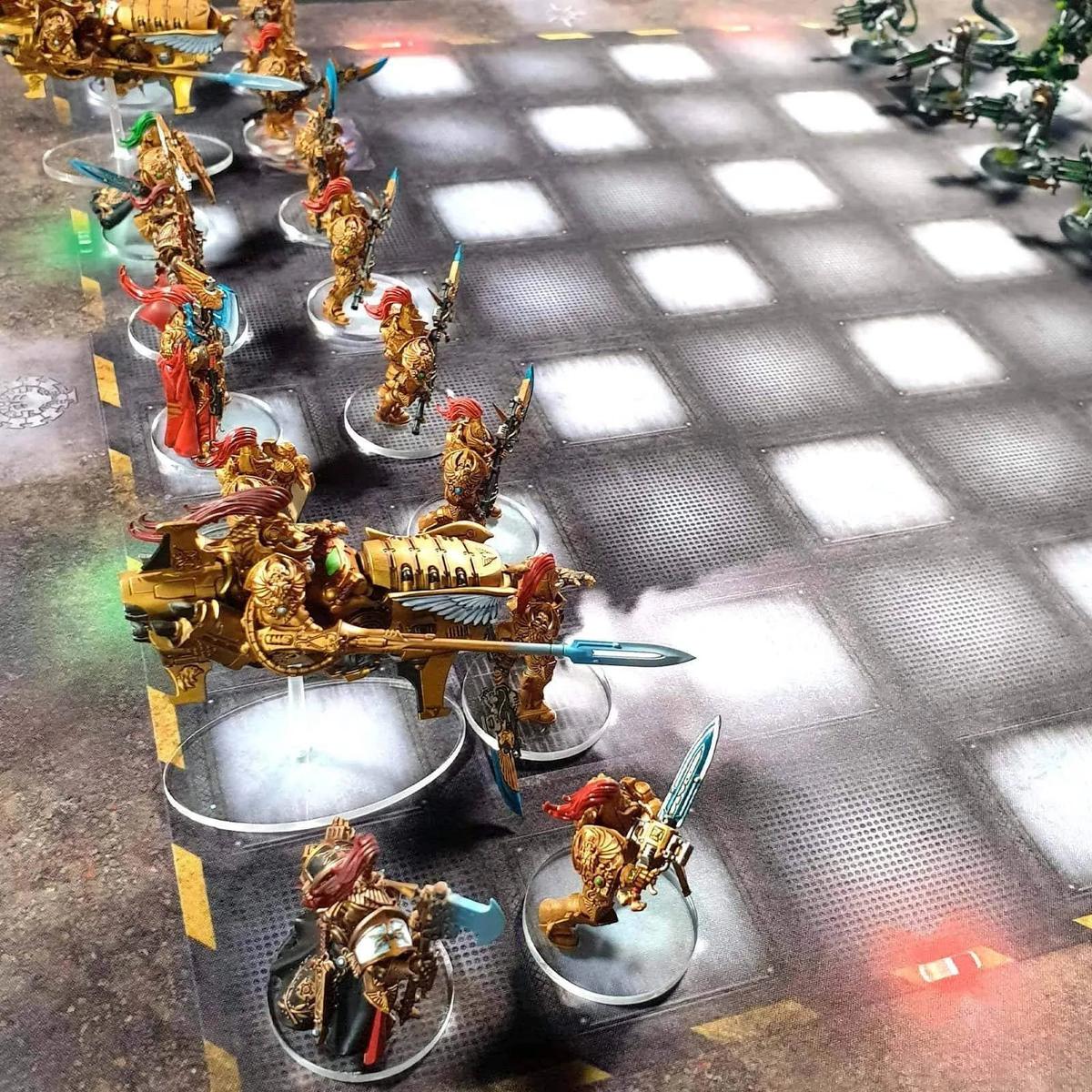 crank-wargame Battle mat Echiquier warhammer 40000 - Tapis de jeu en mousepad 61cmx61cm