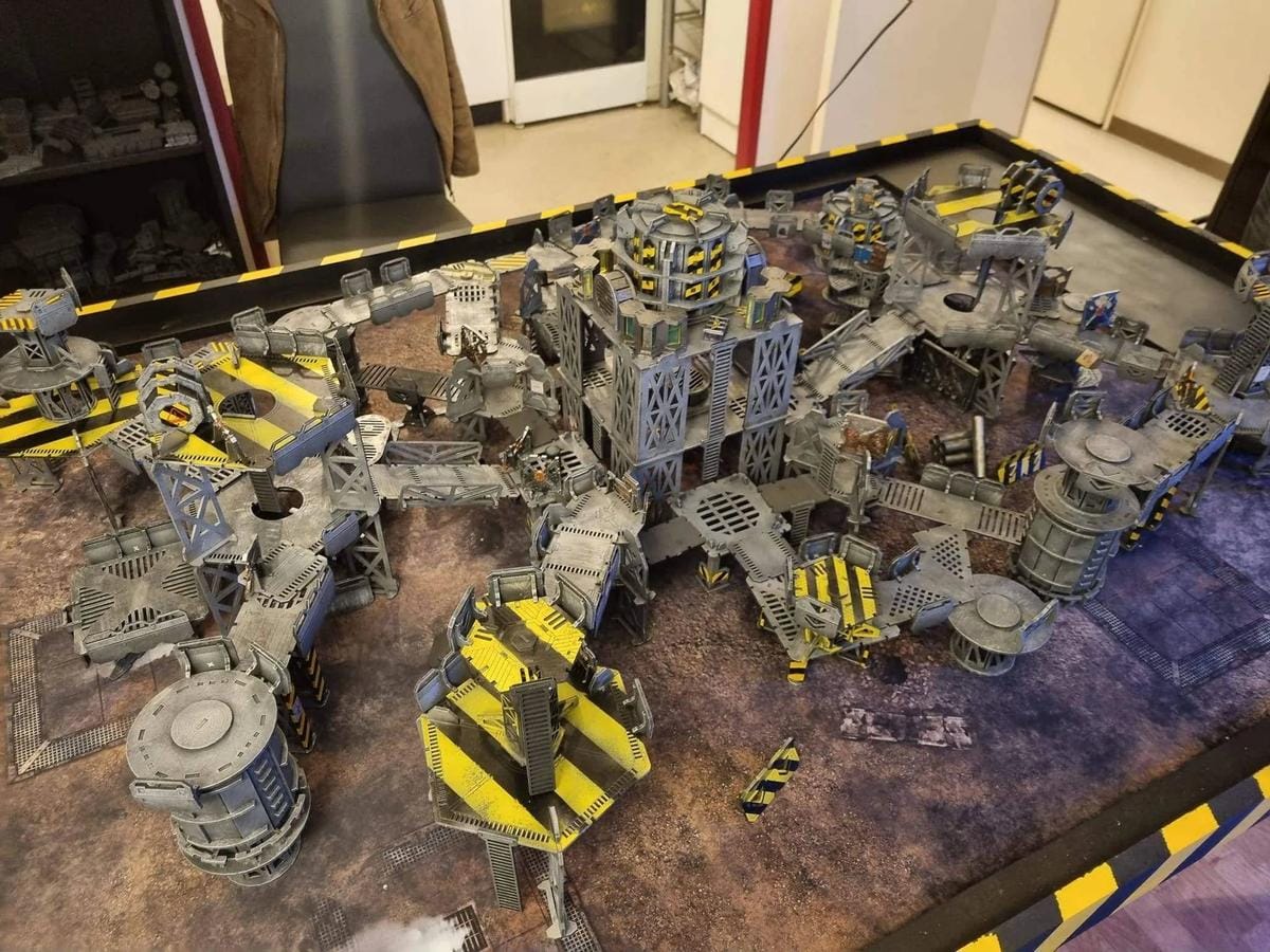Fog Zone Reboot - 60x44 - Zone de bataille Wh40k Battle mat crank-wargame