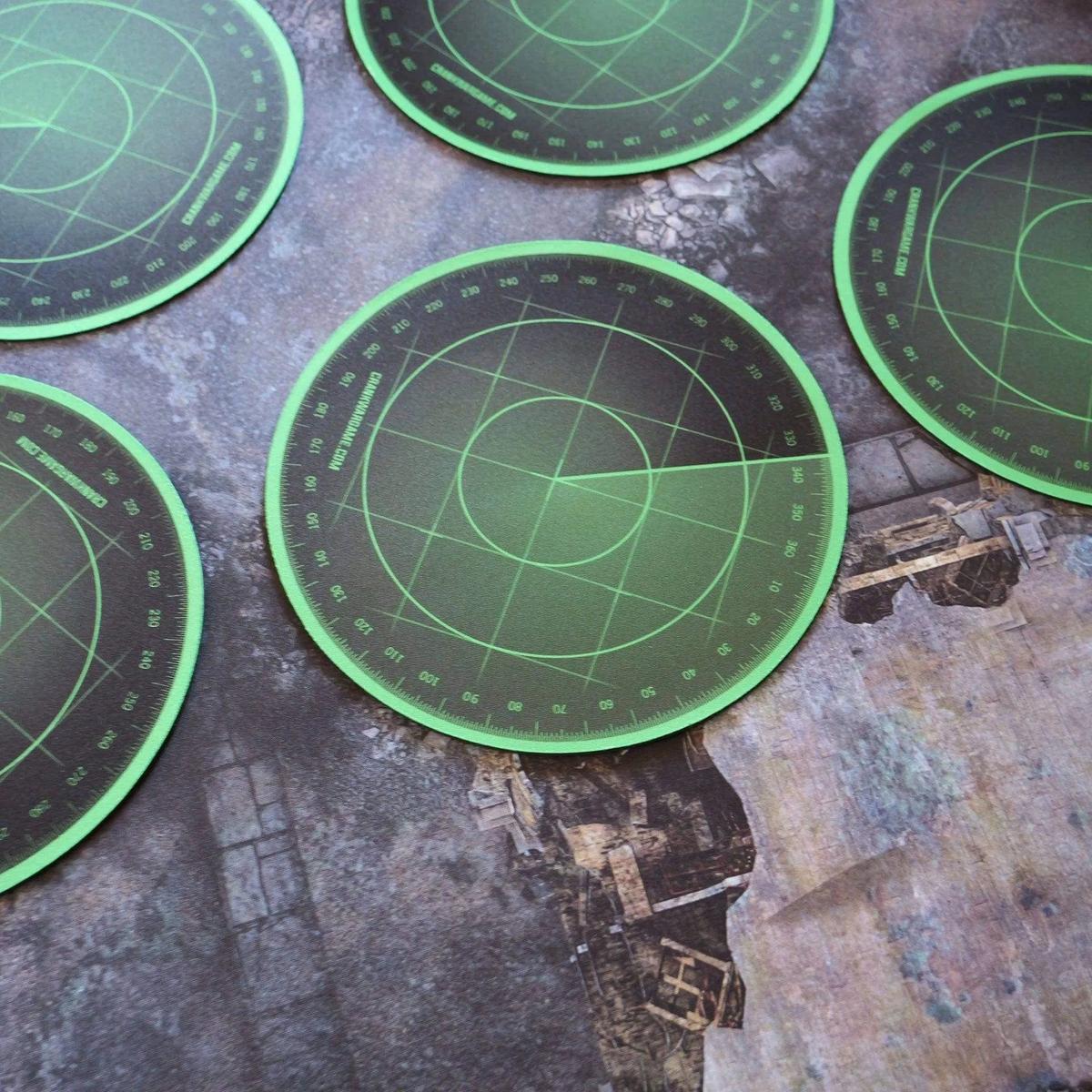 Objectifs x6 - Néoprène Warhammer 40k - Radar Accessoire crank-wargame