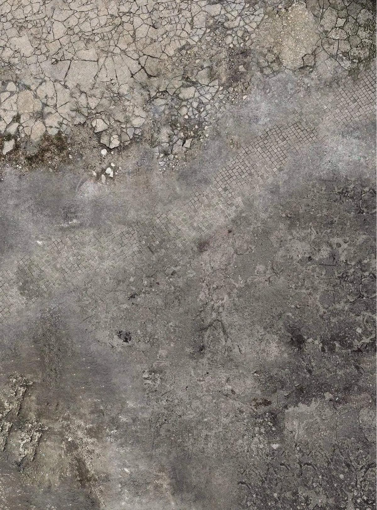 Ruines - 60x44 - Game mat Wargame Battle mat crank-wargame