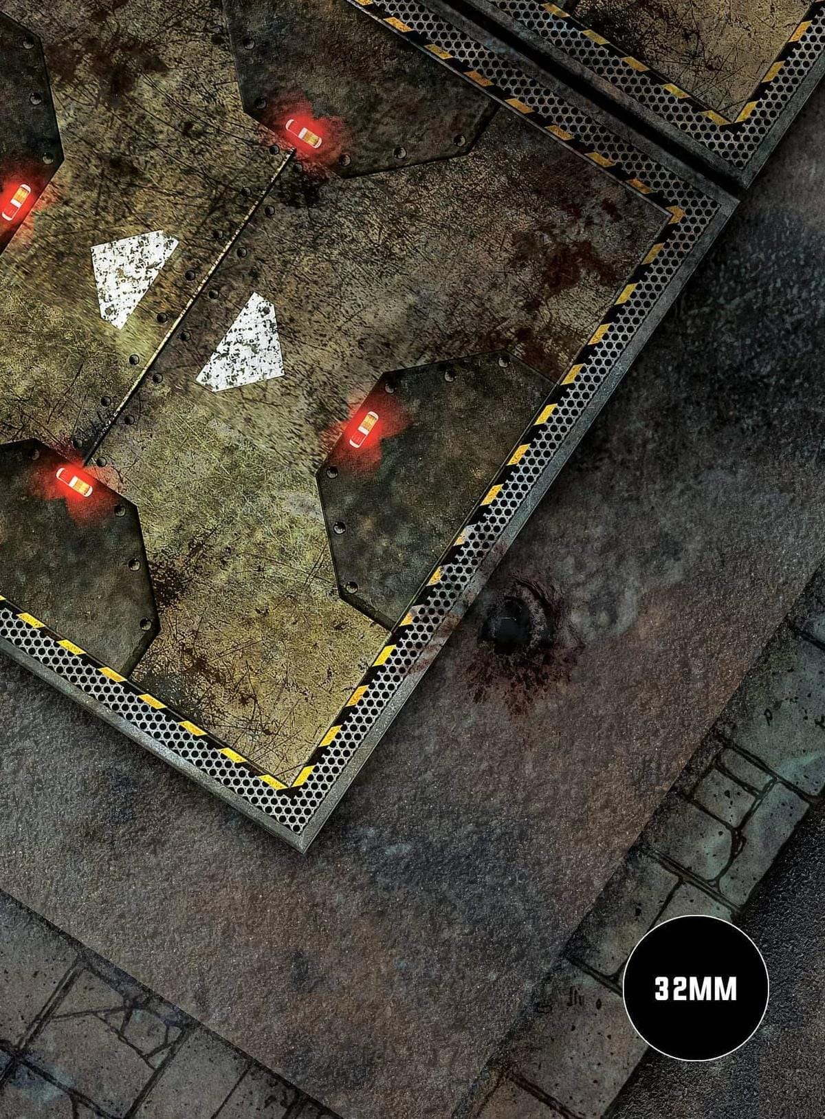 Street - 60x44 - Zone de bataille Wh40k Battle mat crank-wargame