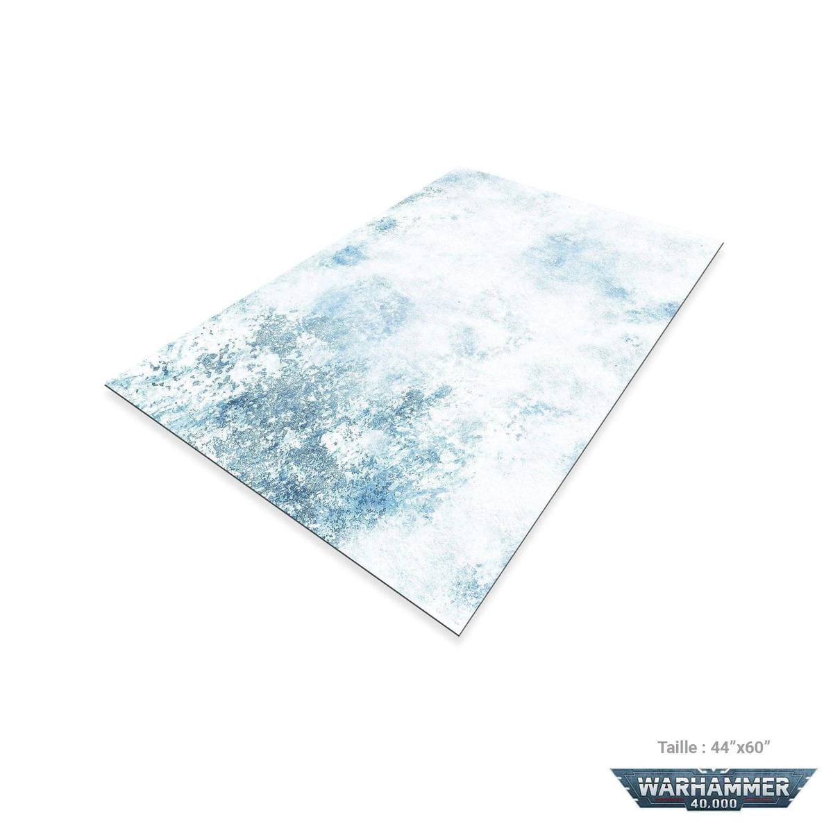 Winter - 60x44 - Zone de bataille Wh40k age of sigmar Battle mat crank-wargame