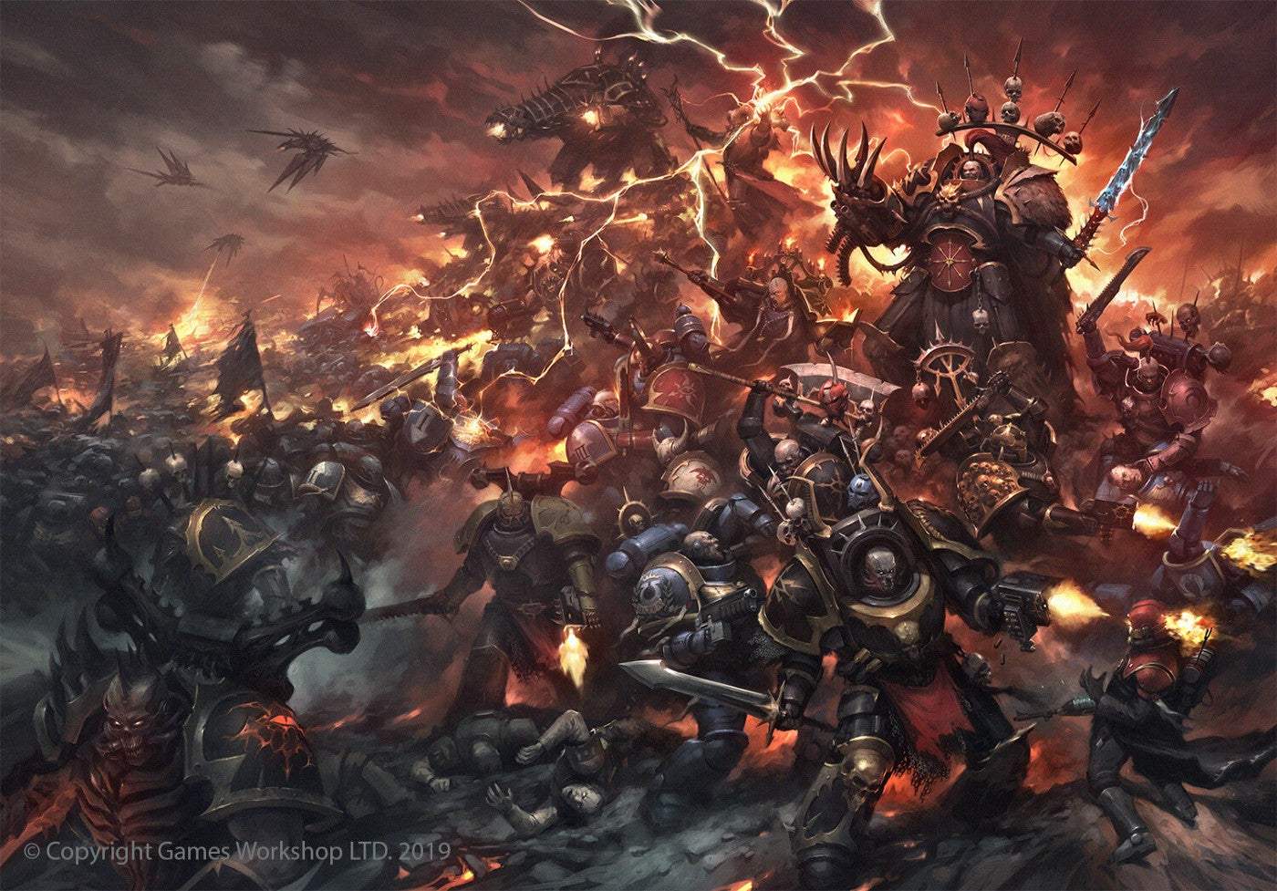 Quels sont les inspirations de l'univers de warhammer 40000 ? - crank-wargame
