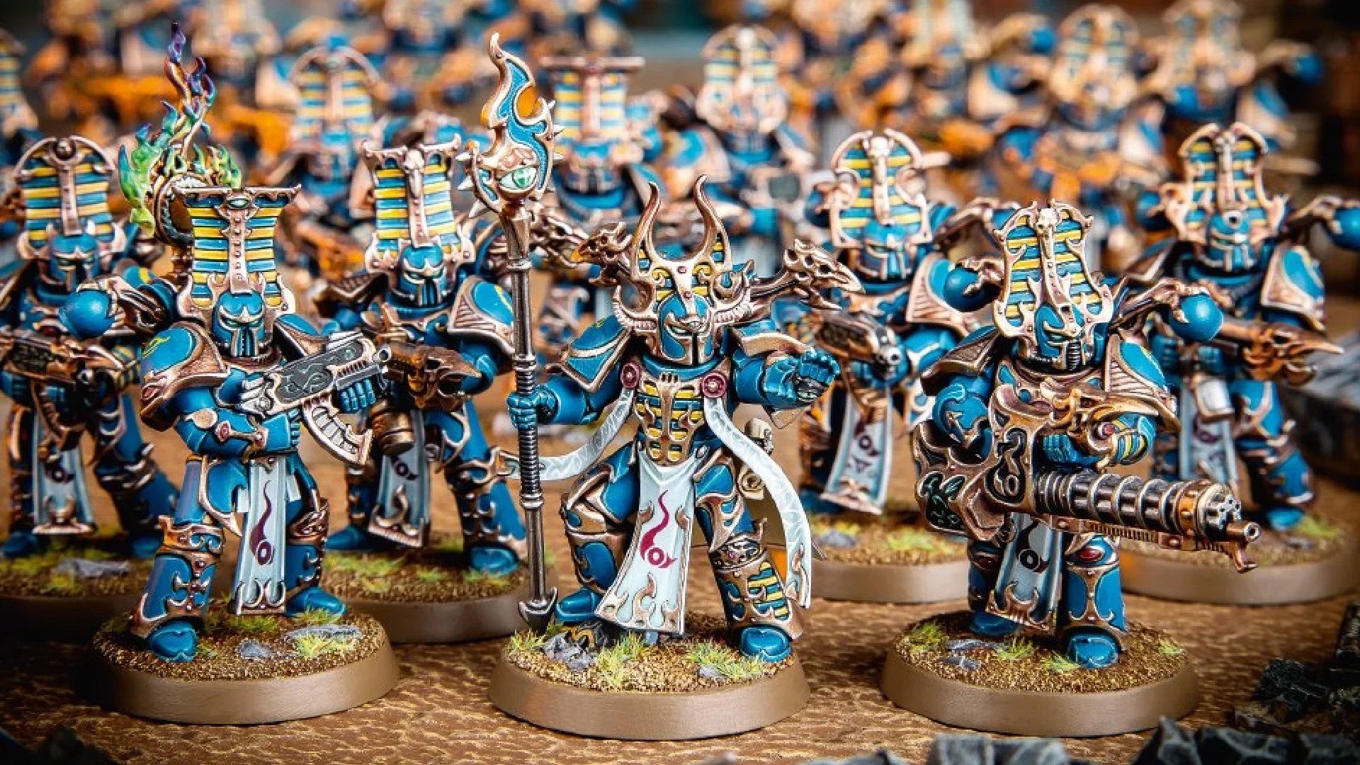 Gagner une partie de 40k avec les Thousans Sons - crank-wargame