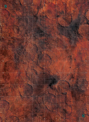 Mars Two - Compétitif, zone de déploiement et graduation Battle mat crank-wargame