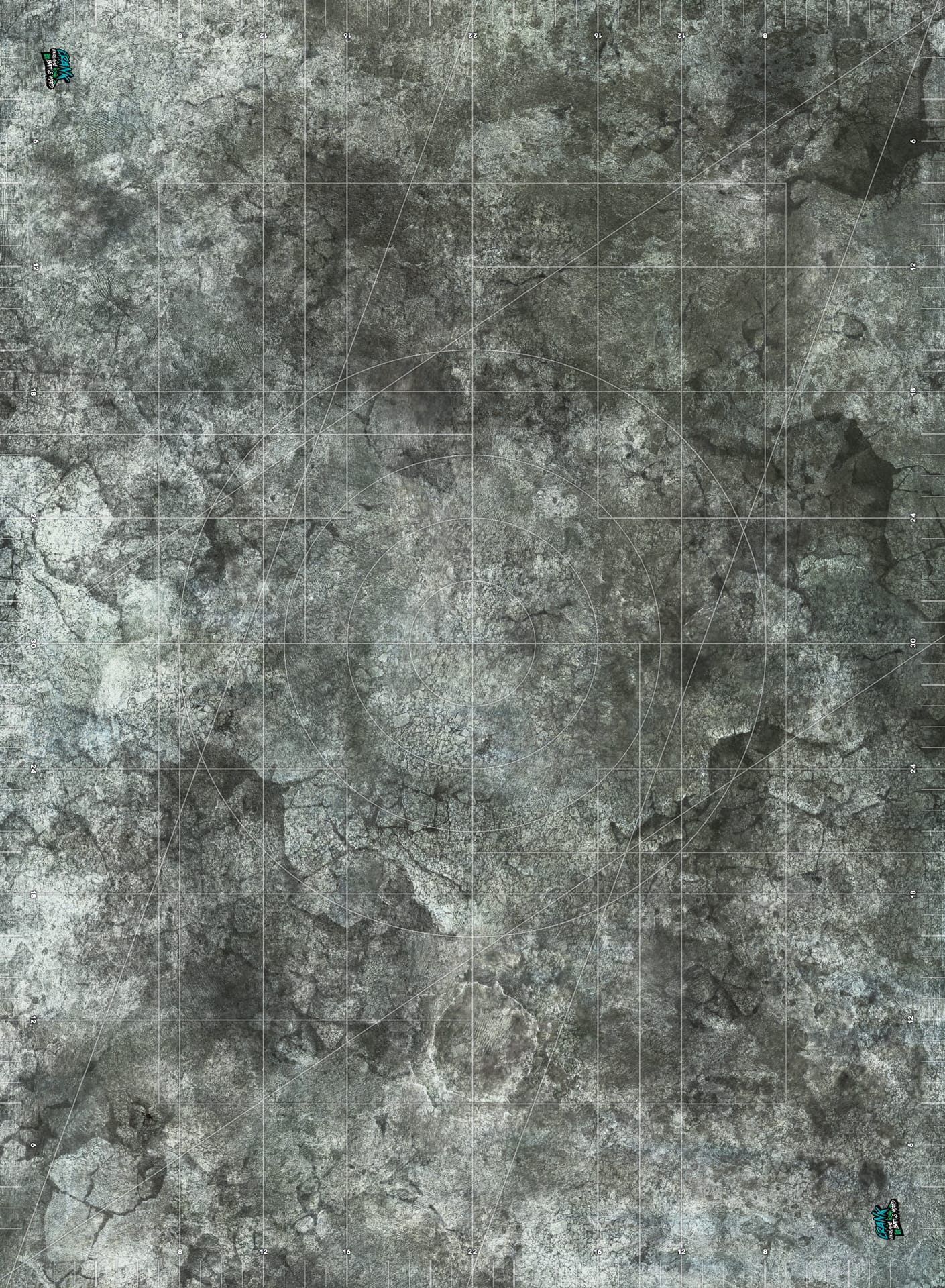 Asteroids - Compétitif, zone de déploiement et graduation (Copie) Battle mat crank-wargame