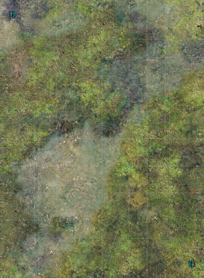Marais / Canyon  60x44 - Recto/Verso- Tapis de jeu compétitif Battle mat crank-wargame