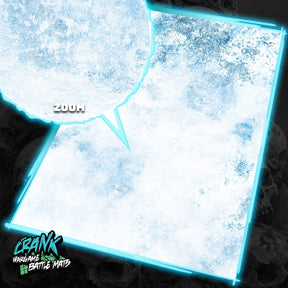 Lava / Winter - 60X44 - Game mat Recto Verso Battle mat crank-wargame