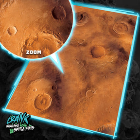 Mars & Chekpoint - 60X44 - Tapis de jeu Recto Verso Battle mat crank-wargame
