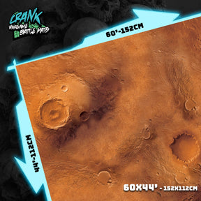 Mars & Chekpoint - 60X44 - Tapis de jeu Recto Verso Battle mat crank-wargame