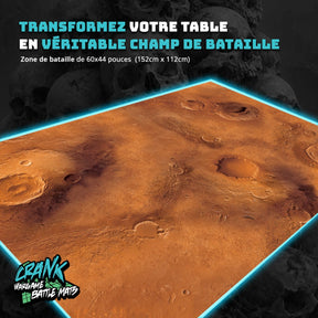 Mars & Chekpoint - 60X44 - Tapis de jeu Recto Verso Battle mat crank-wargame