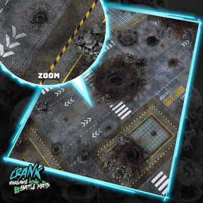Mars & Chekpoint - 60X44 - Tapis de jeu Recto Verso Battle mat crank-wargame