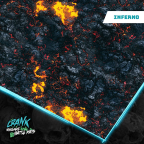 Inferno- 60x44 - Tapis de jeu warhammer 40000 Battle mat crank-wargame