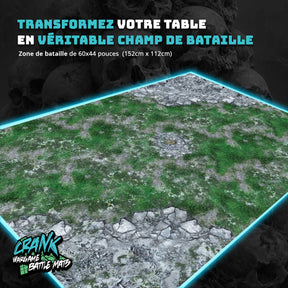 Battlefield - 60x44 - Game mat Wargame Battle mat crank-wargame
