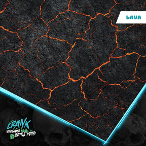 Lava - 60x44 - Game mat Wargame Battle mat crank-wargame