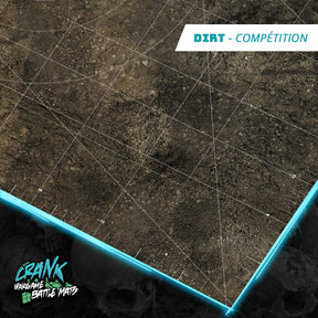 DIRT - Compétitif, zone de déploiement et graduation Battle mat crank-wargame