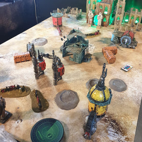 Desert 60x44 Avec zone de déploiement Wh40k - Tapis de jeu compétitif