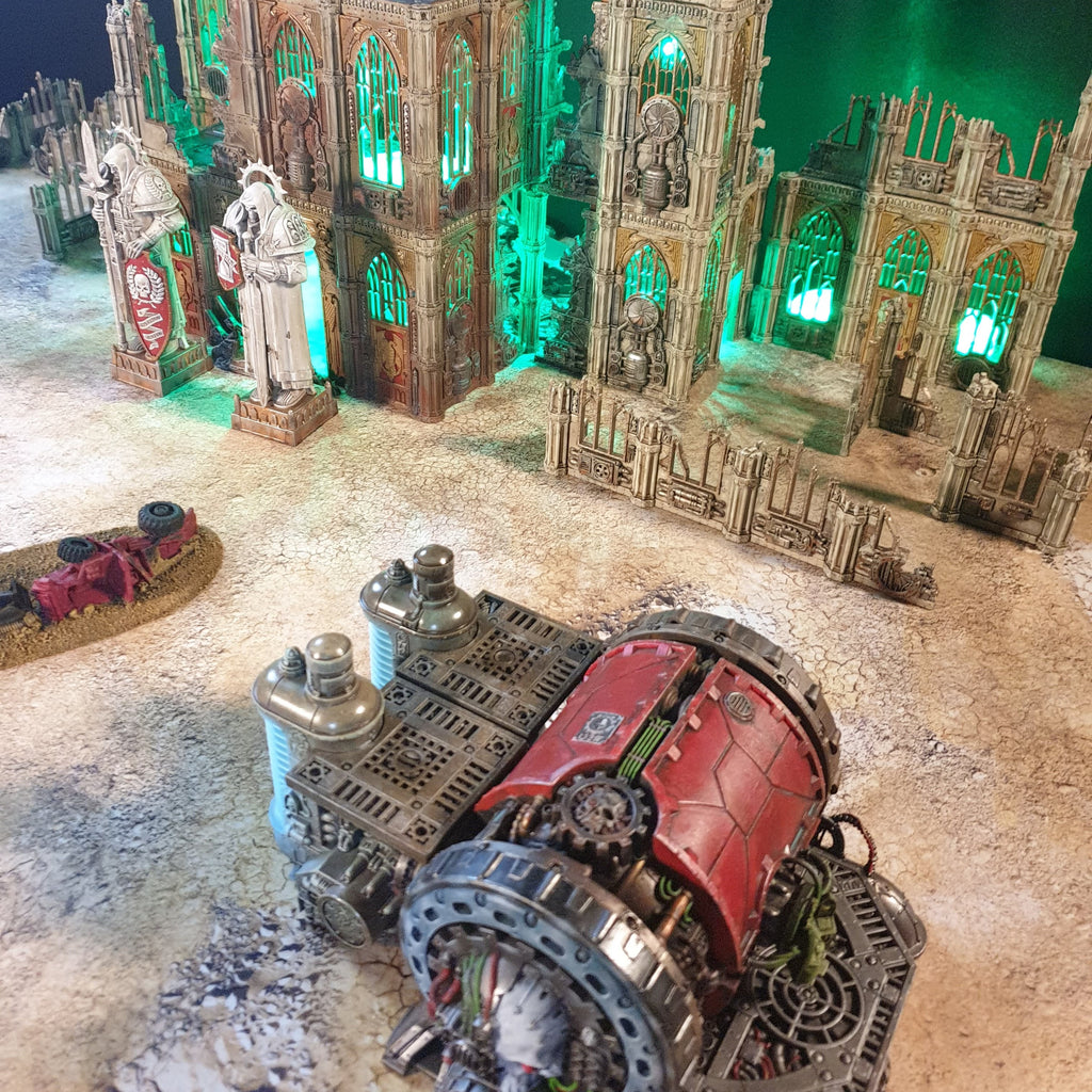 Desert 60x44 With Wh40k Deployment Zone - Competitive Gaming Mat