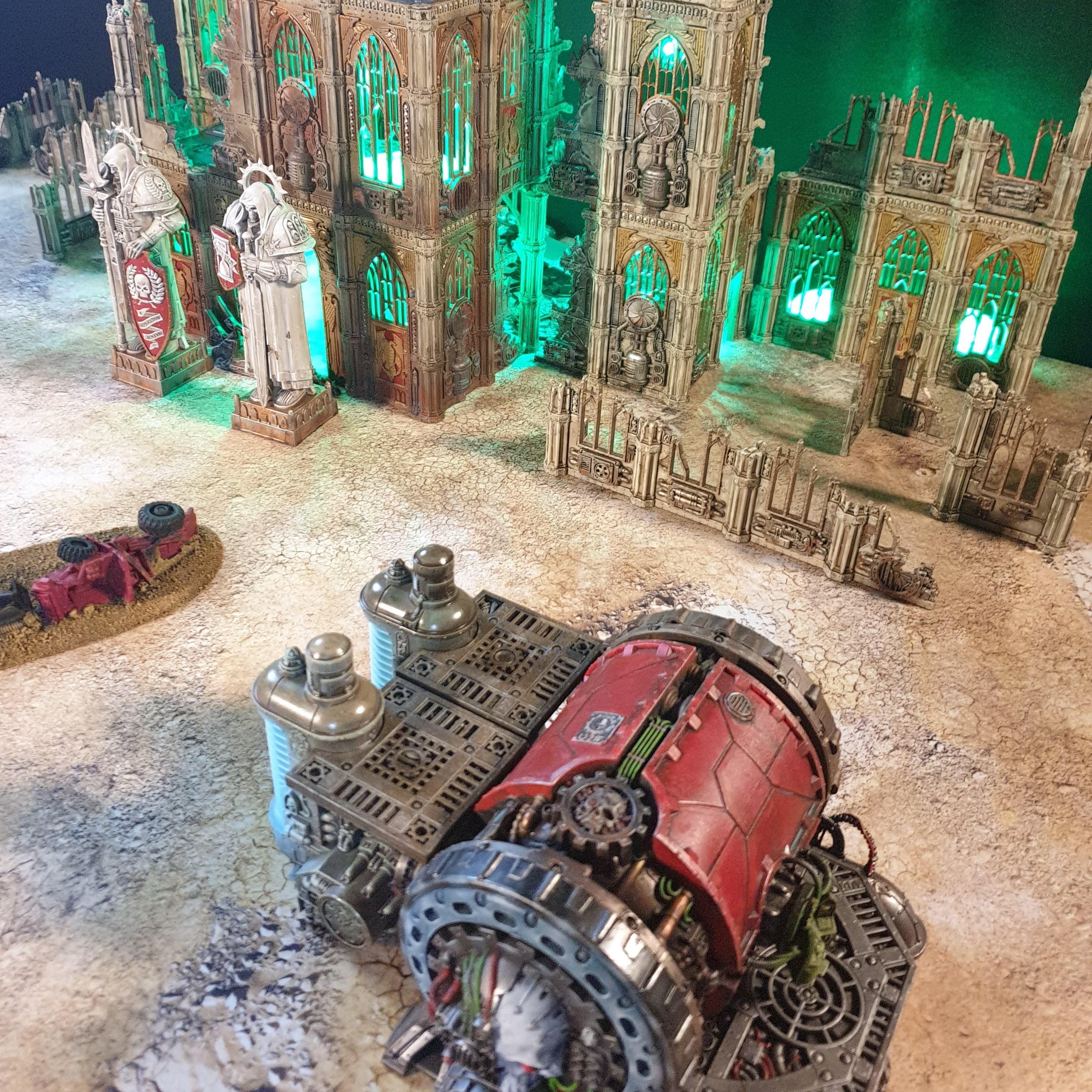 Desert 60x44 With Wh40k Deployment Zone - Competitive Gaming Mat