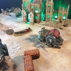 Desert 60x44 Avec zone de déploiement Wh40k - Tapis de jeu compétitif