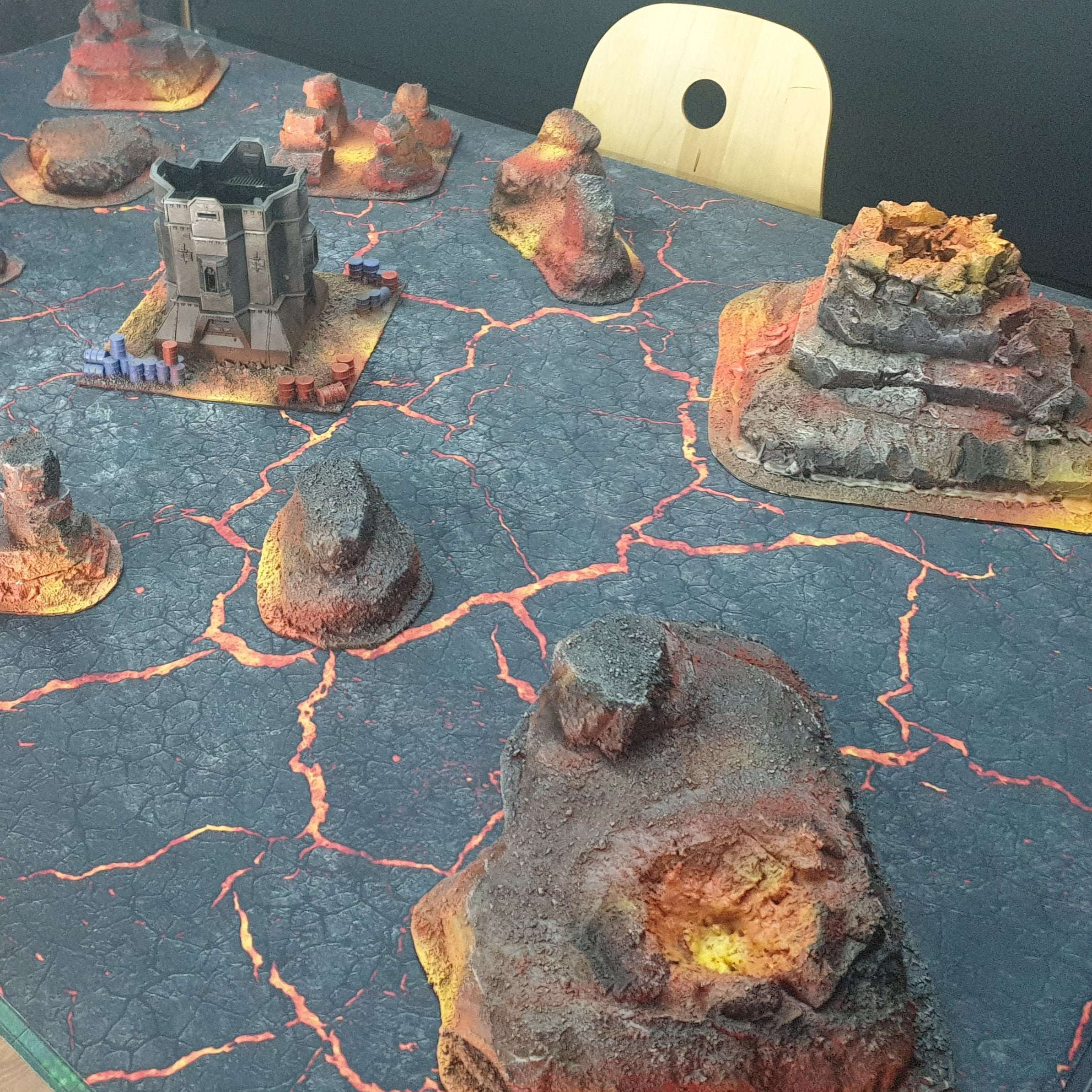 Lava - 60x44 - Game mat Wargame