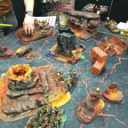 Lava - 60x44 - Game mat Wargame